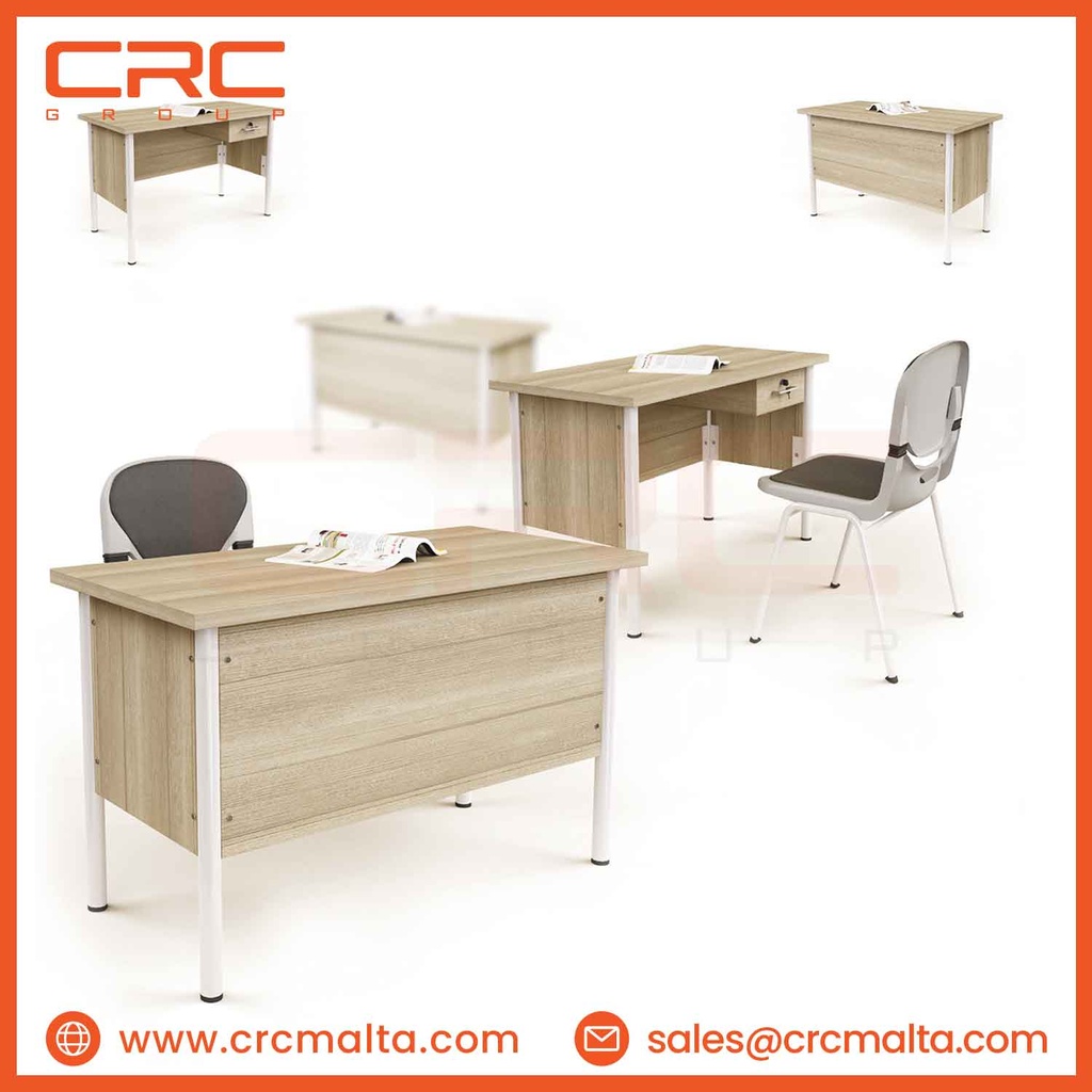 CRC Aras Wooden Paneled Teacher Desk